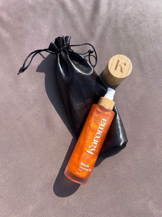 Leather Bag for Oil Bottle